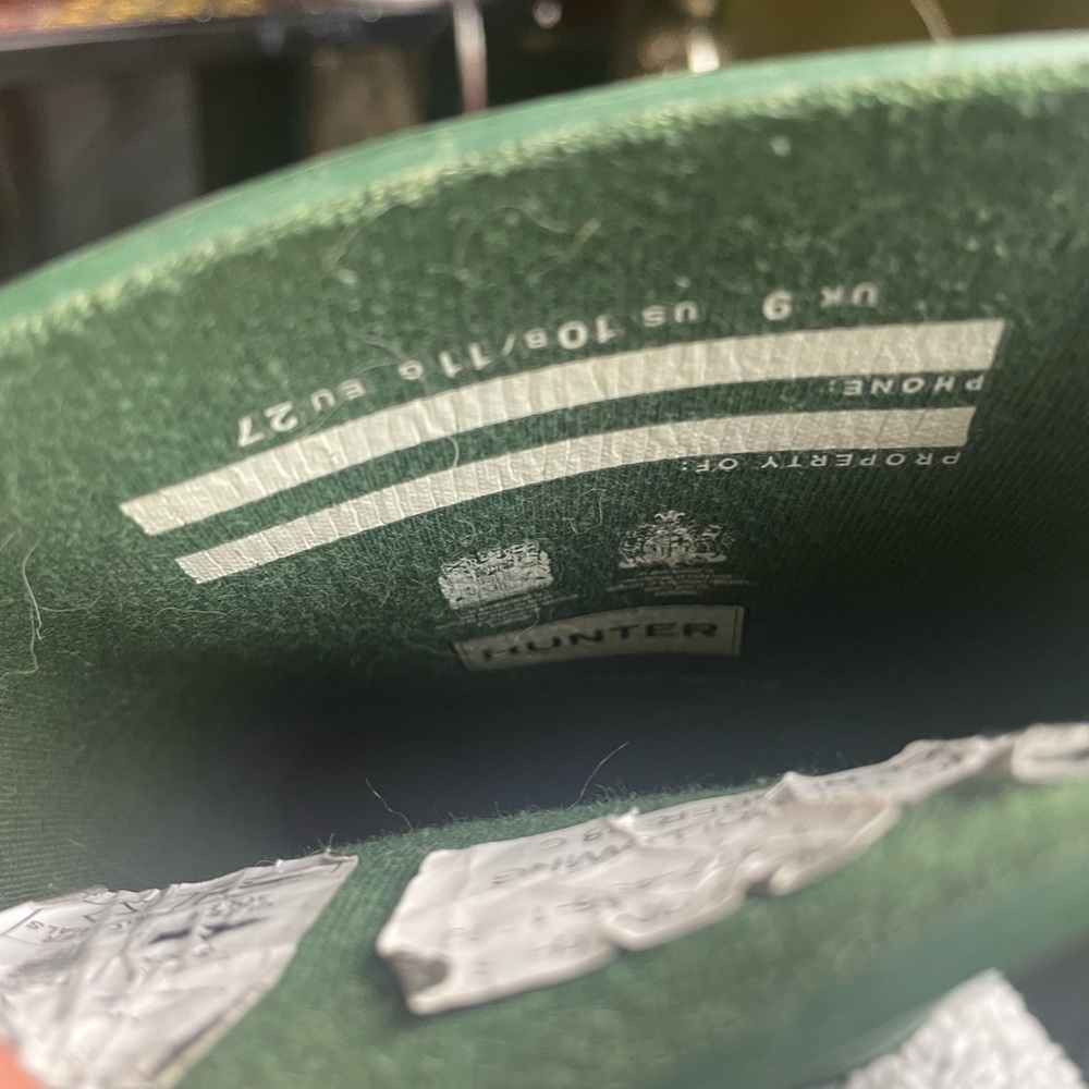 Size 10 US toddler girls Hunter Green Boots